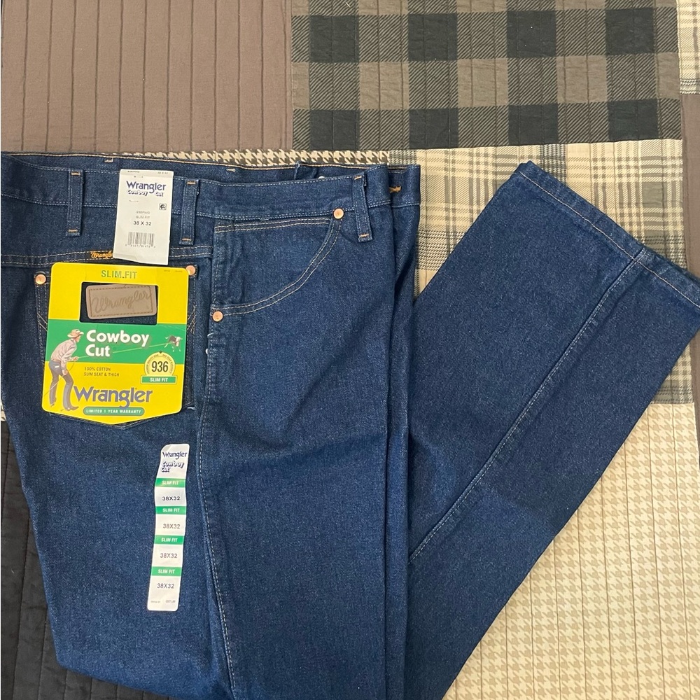 Wrangler Blue Bootcut Jeans Classic Style